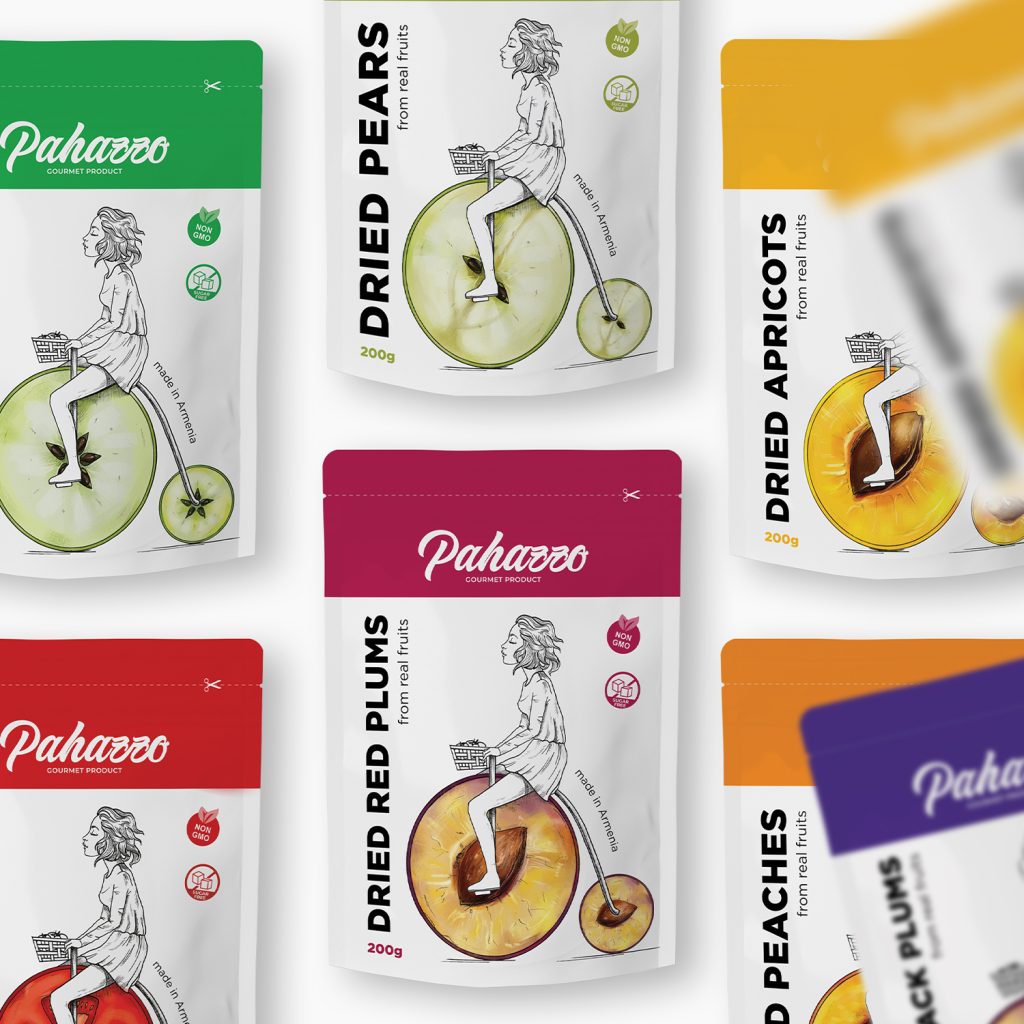 Dried fruit creative packaging design
