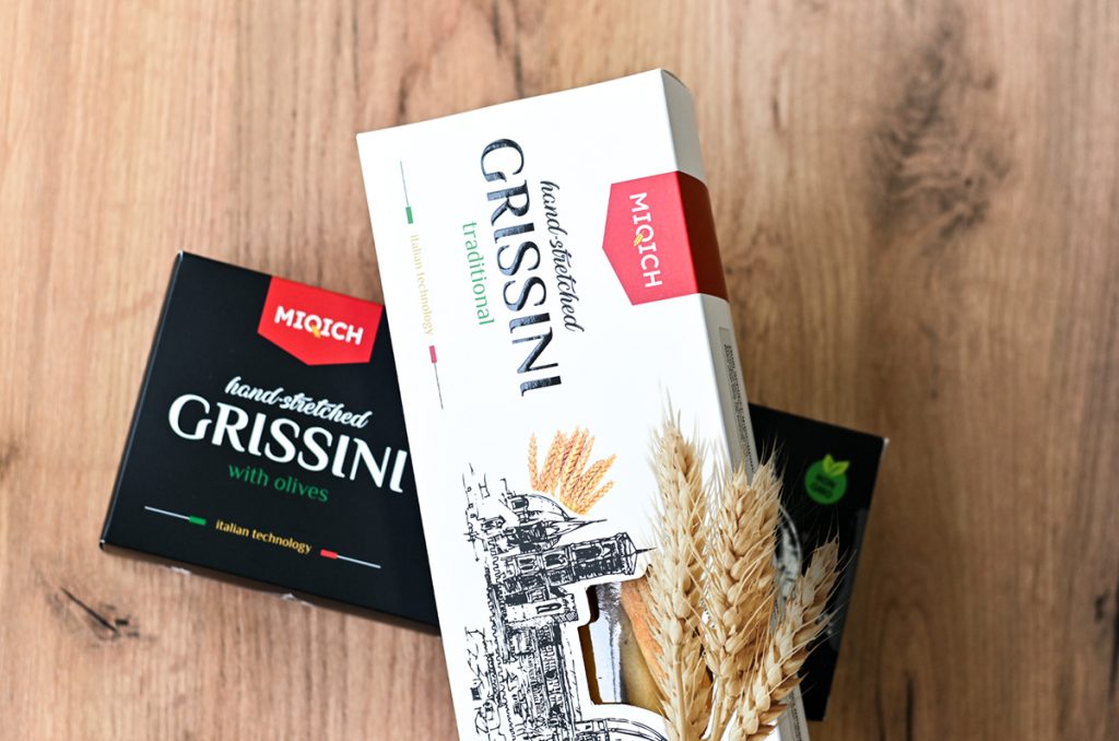 grissini branding packaging design
