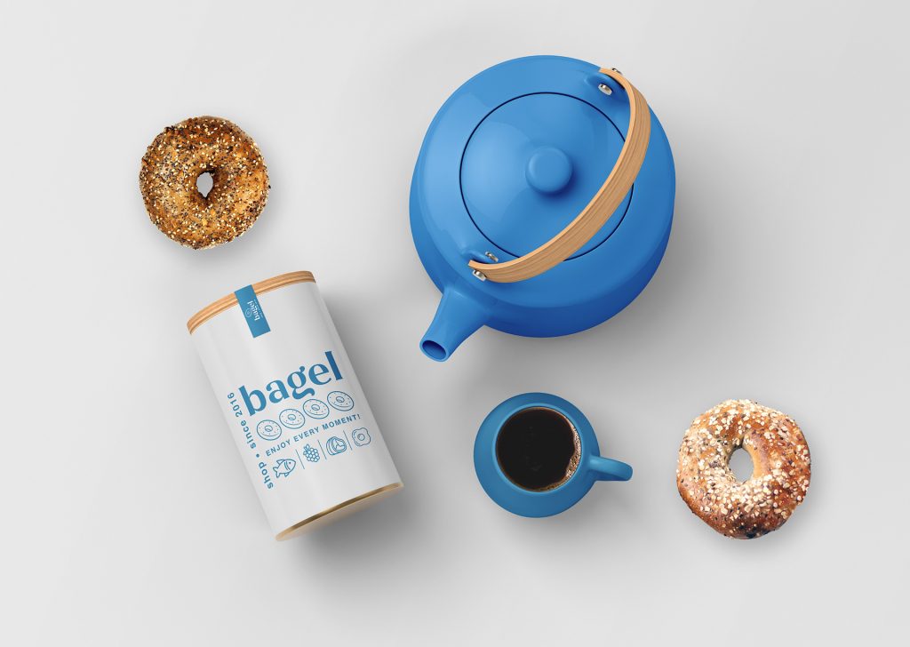 logo design for bagel shop Yerevan