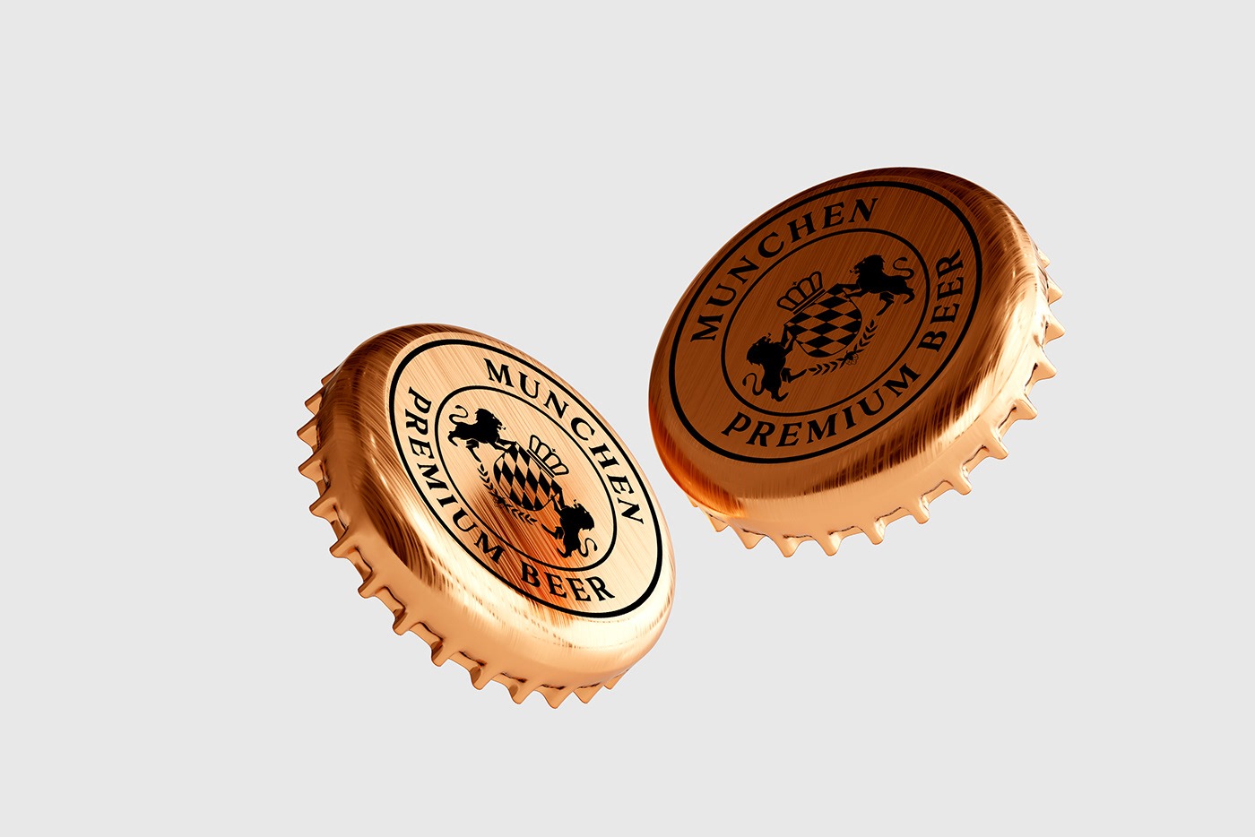 Atyan design Munchen beer label design