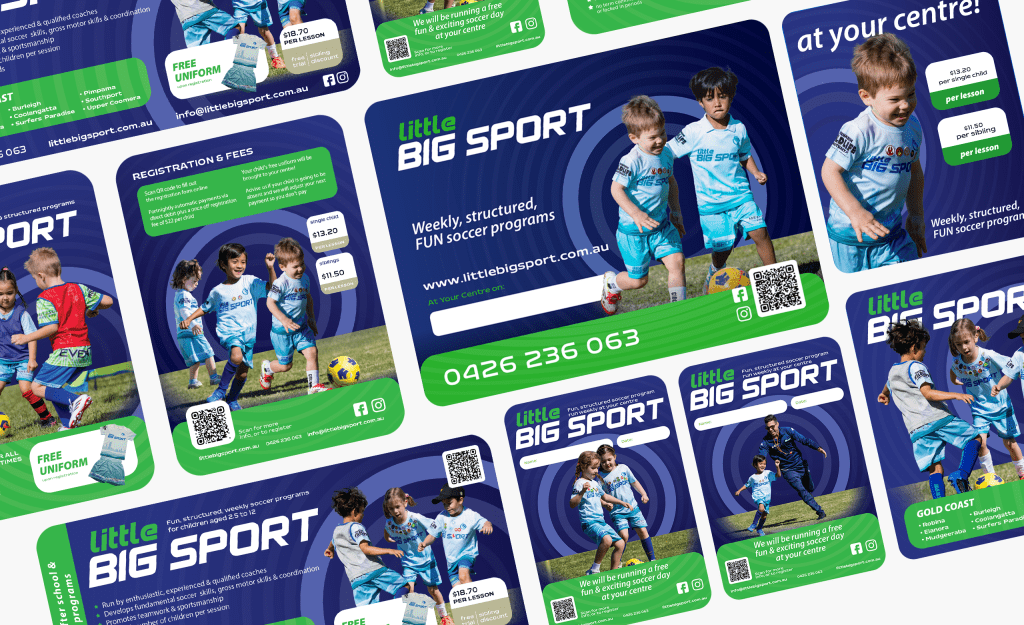 Sport branding design by Atyan Design Little Big Sport