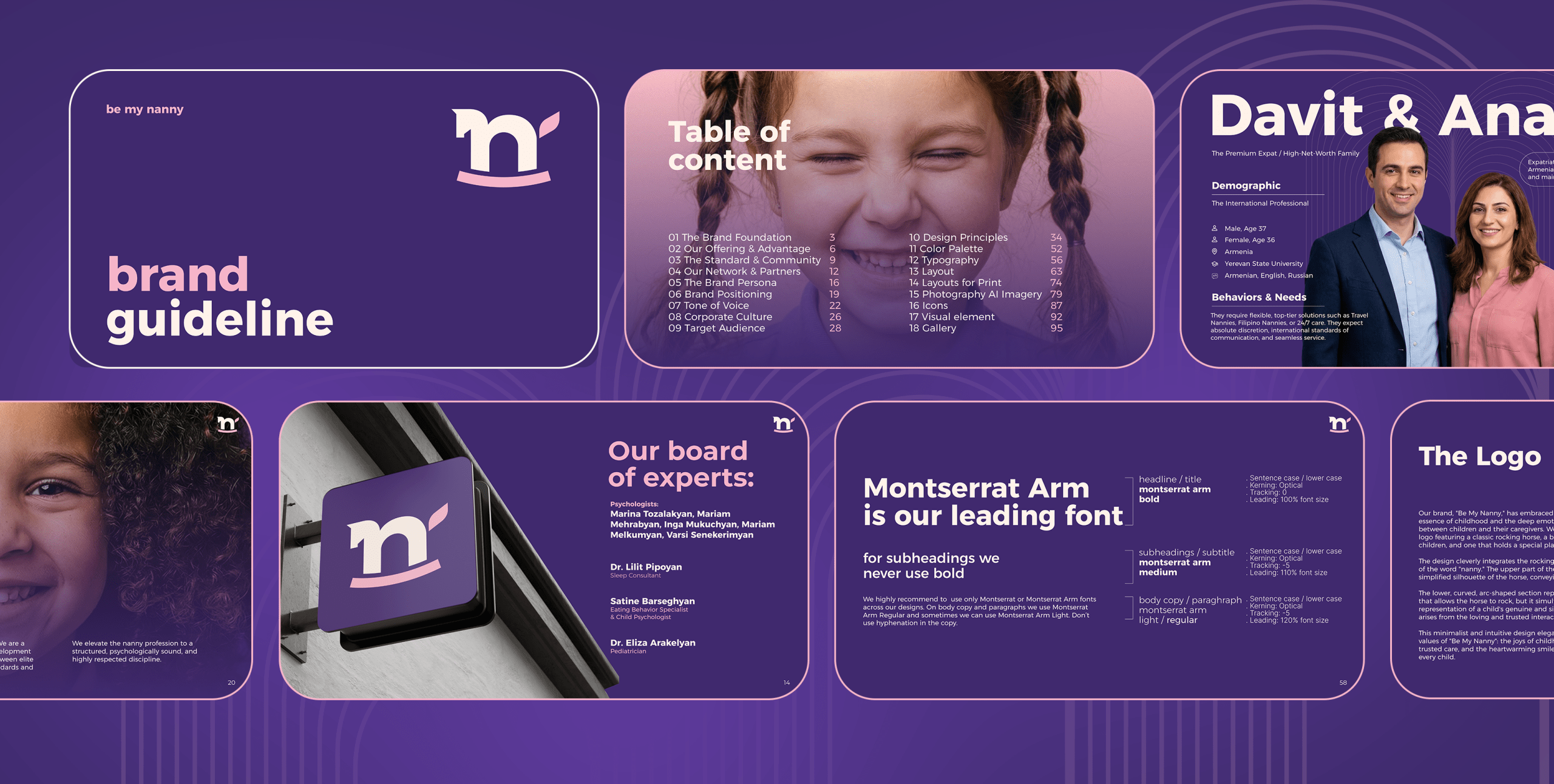be my nanny brand book project